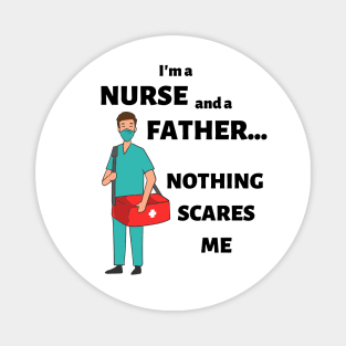 Fathers Day Nurse Magnet